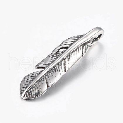 316 Surgical Stainless Steel Pendants STAS-K172-33AS-02-1