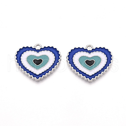 Alloy Enamel Pendants ENAM-T020-104A-1