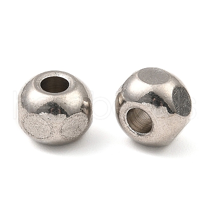 304 Stainless Steel European Beads STAS-D061-01P-1