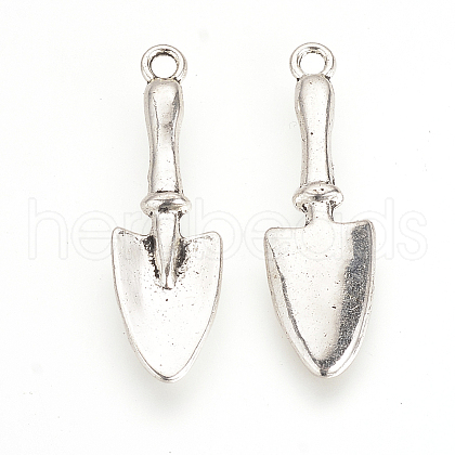 Tibetan Style Alloy Pendants X-TIBEP-Q064-176AS-NR-1