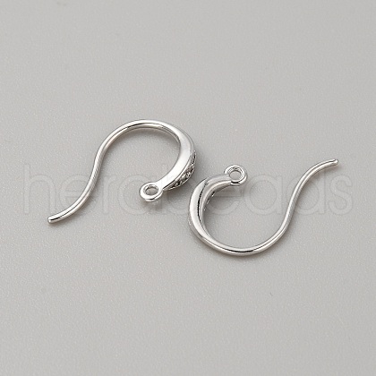 Brass Earring Hooks KK-WH0001-19P-1