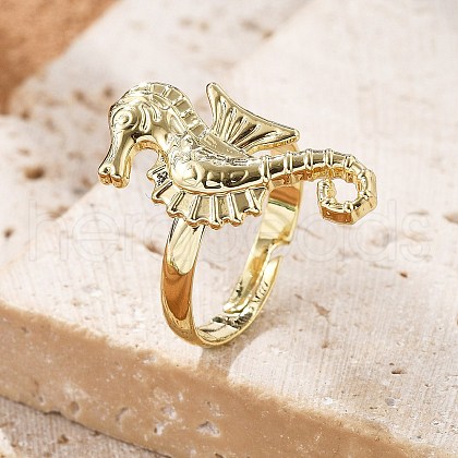 Brass Adjustable Finger Rings RJEW-D314-03G-1