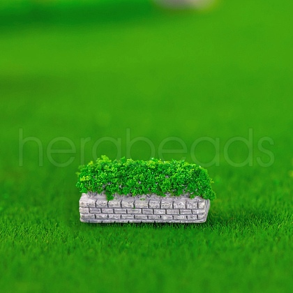 Resin Grass Platform Display Decoration RESI-G070-03G-1