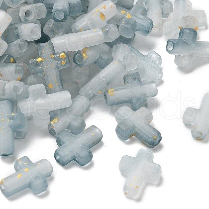 Gradient Color Transparent Acrylic Beads OACR-M023-03F-1