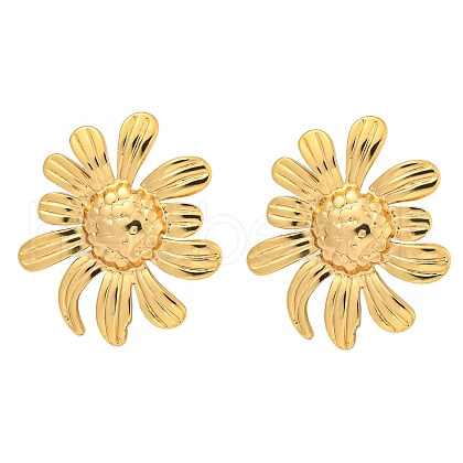 304 Stainless Steel Ear Studs EJEW-P282-02B-G-1