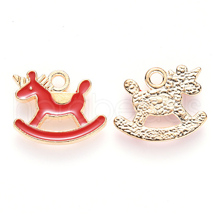 Alloy Enamel Pendants X-ENAM-S121-079C-1