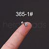 316L Surgical Stainless Steel Micro Pave Clear Cubic Zirconia Cartilage Earrings WG35966-01-1
