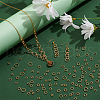 Unicraftale 200Pcs 4 Styles Brass Split Rings FIND-UN0016-24-2