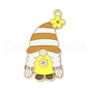 Bees Theme Alloy Enamel Pandants FIND-M083-06B-G-1