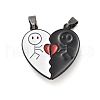 Alloy Enamel Split Pendants STAS-M114-09EB-1