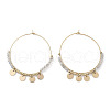 304 Stainless Steel Natural Labradorite Chandelier Earrings EJEW-Z089-36G-02-4