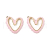304 Stainless Steel Enamel Pendants STAS-P380-08G-04-1