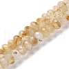 Natural Citrine Beads Strands G-K380-A40-04-1