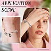 Beebeecraft 3Pcs 304 Stainless Steel European Round Snake Chain Bracelets STAS-BBC0004-60-5