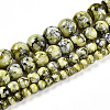 Baking Painted Glass Beads Strands X1-DGLA-N003-4mm-A04-2