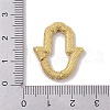 Rack Plating Brass Micro Pave Cubic Zirconia Twister Clasps KK-NH0002-07G-02-3