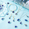 AHADERMAKER 40Pcs 10 Style UV Plating Alloy Pendants ALRI-GA0001-07A-4