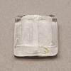 Handmade Silver Foil Lampwork Beads FOIL-S006-20x20mm-11-2
