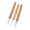 3Pcs 3 Styles Iron Crochet Hooks AJEW-C041-01-2