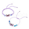 Adjustable Nylon Braided Bead Bracelets BJEW-TA00482-1