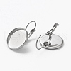 Tarnish Resistant 304 Stainless Steel Leverback Earring Findings STAS-L253-005B-P-3