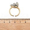 Brass Cuff Rings RJEW-D314-02G-5