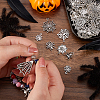 100Pcs 10 Styles Tibetan Style Alloy Pendants TIBEP-CJ0001-80-5