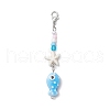 Handmade Porcelain Pendant Decorations HJEW-JM03211-02-2