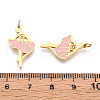 304 Stainless Steel Enamel Pendants STAS-N115-01B-G-3