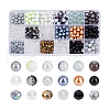 WADORN 540Pcs 18 Style Baking Painted Pearlized & Opaque & Transparent Glass Beads EGLA-WR0001-03-7