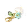 Opaque Resin Pendant Decorations HJEW-JM03456-5