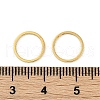 Rack Plating Brass Linking Rings KK-P286-01B-G-3