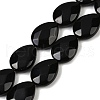 Natural Black Obsidian Beads Strands G-F795-A01-2