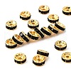 Brass Rhinestone Spacer Beads RB-A014-Z6mm-02G-1