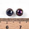 Electroplate Pearlized Glass Pearl Beads EGLA-T021-14A-02-3