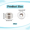 HOBBIESAY 200Pcs 201 Stainless Steel Beads STAS-HY0001-52-2