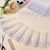 BENECREAT 5 Yards Polyester Embroidery Shell Lace Ribbon OCOR-BC0006-66B-5