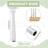  20Pcs Alloy Cord Ends FIND-NB0005-35P-2