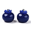 Opaque Resin Fruit Pendants X-RESI-T044-01-1-3