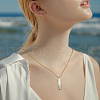 BENECREAT 20Pcs Natural Black Lip Shell Pendants BSHE-BC0001-18A-6