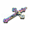 Rainbow Color Alloy Big Pendants PALLOY-S180-013-RS-4