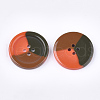 Tri-color Resin Buttons RESI-S377-06B-03-2