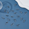 SUPERFINDINGS 20Pcs Brass Earring Hooks KK-FH0007-17P-4