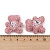 Handmade Polymer Clay Rhinestone Beads CLAY-NH0001-12B-3