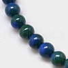 Synthetic Fossil Beads Strands G-L028-8mm-09-2