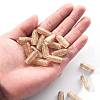 Plating Transparent Acrylic Beads PACR-YW0001-05-4