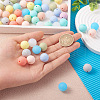 120Pcs 12 Colors Silicone Beads SIL-TA0001-15-7