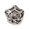 304 Stainless Steel European Beads STAS-S183-13AS-B-1