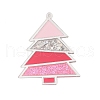 Christmas Theme Opaque Printed Acrylic Big Pendants SACR-S034-14A-1