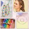 SUNNYCLUE 700Pcs 11 Styles Opaque Acrylic Beads MACR-SC0001-73-5